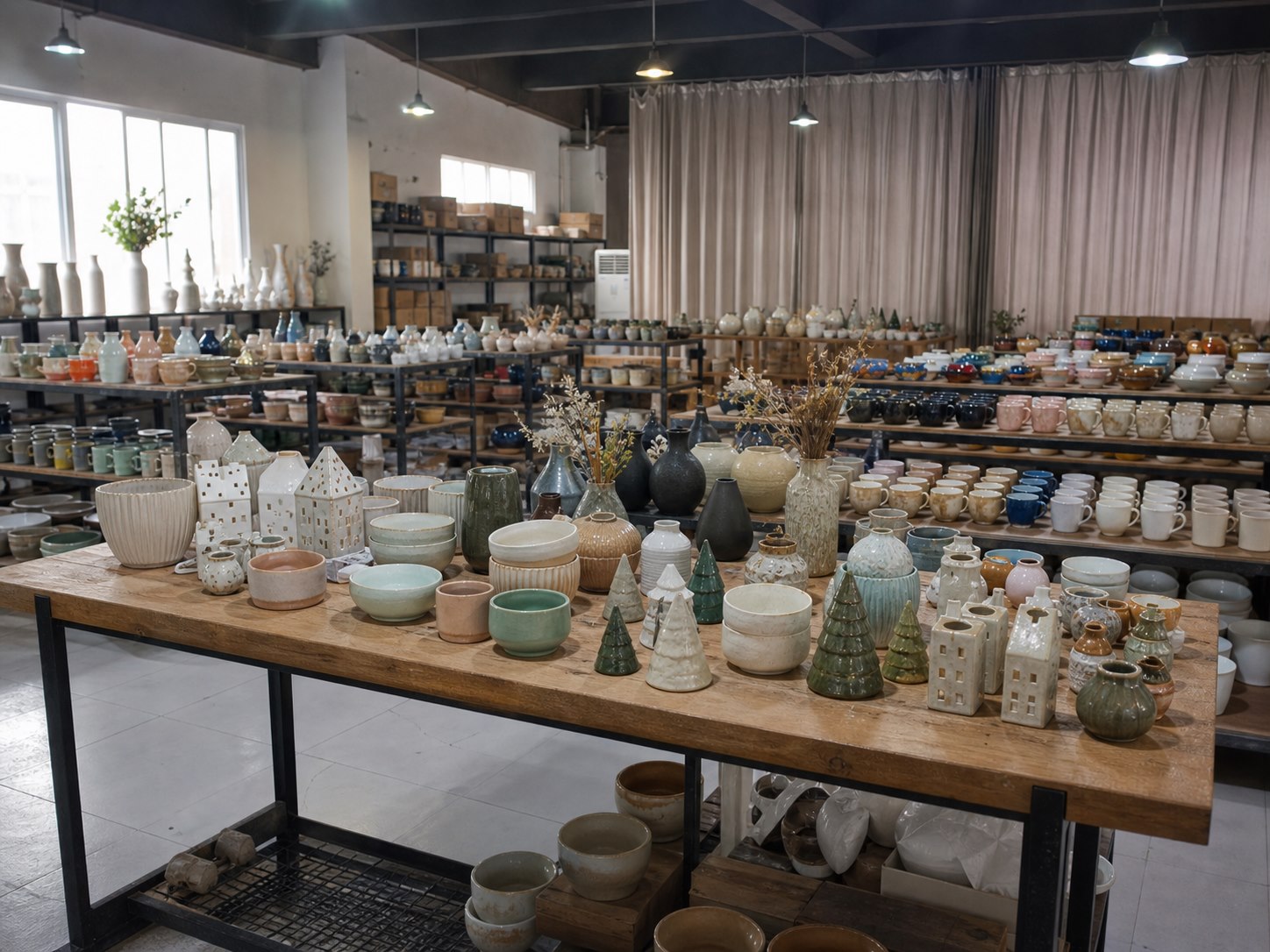 Hand finishing ceramic sample details