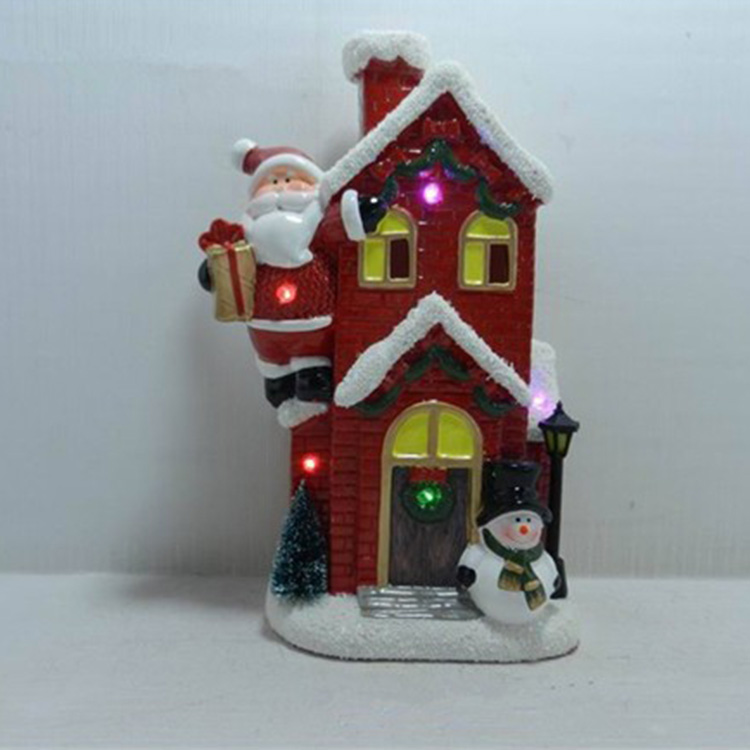 Ceramic LED Christmas House from the Youli collection by Xiamen Youli