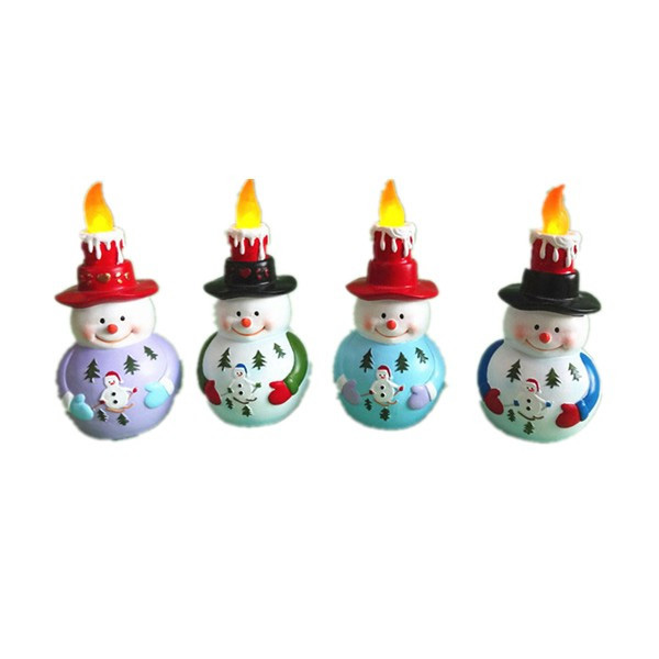 Christmas Indoor Home Decoration Light Up Resin Snowman Figurines from the Youli collection by Xiamen Youli