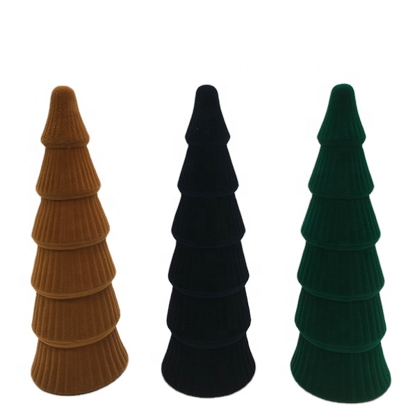 Flocked Ceramic Tabletop Christmas Tree Holiday Decoration from the Youli collection by Xiamen Youli