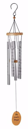 Lord Prayer Silver Memorial Wind Chime from the Youli collection by Xiamen Youli
