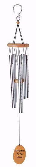 Footprints Silver Memorial Wind Chime from the Youli collection by Xiamen Youli