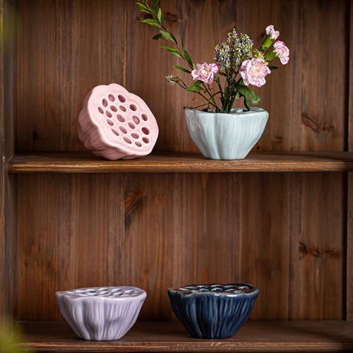 Flower Frog Ceramic Vase from the Youli collection by Xiamen Youli