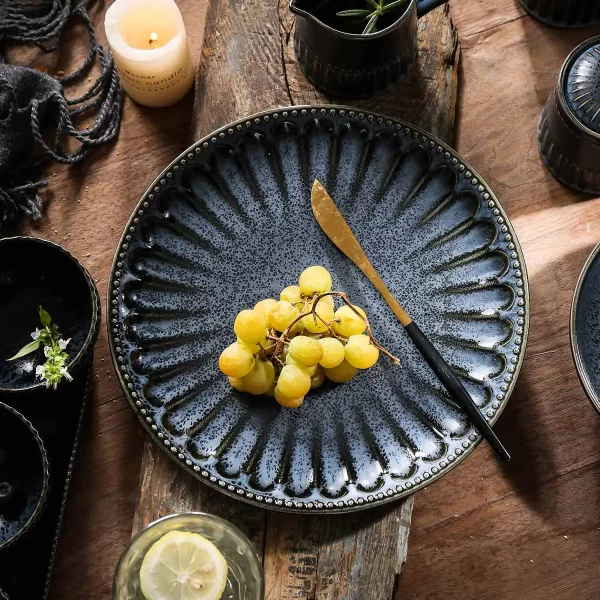 Black Kitchen Porcelain Tableware Collection from the Youli collection by Xiamen Youli