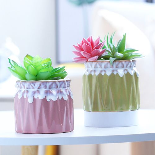 Stoneware Pots for Plants from the Youli collection by Xiamen Youli