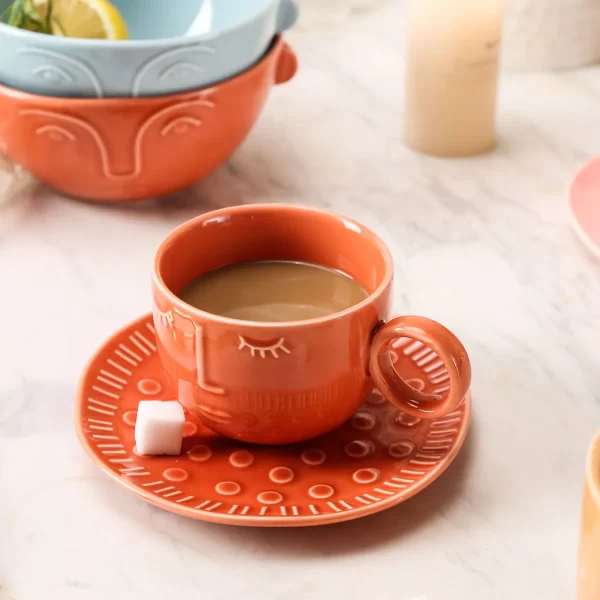 Refined Ceramic Dinnerware Face Pattern 5 from the Youli collection by Xiamen Youli