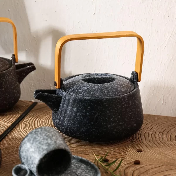 Reactive Glaze Tea Cup Sets 3 from the Youli collection by Xiamen Youli