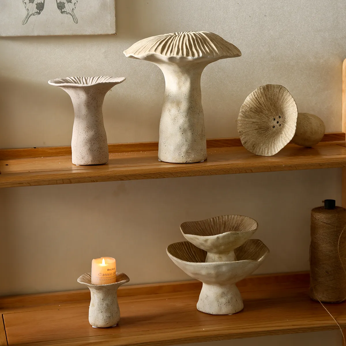 Mushroom Shape Ceramic Bud Vases 5 from the Youli collection by Xiamen Youli