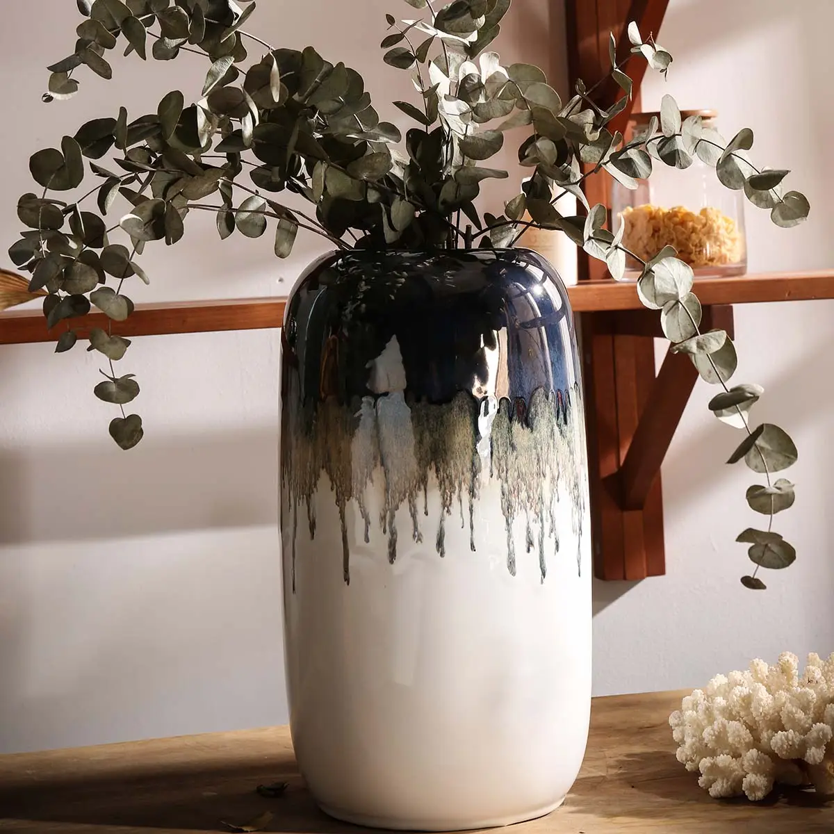 Flambe Glaze Ceramic Flower Vases 5 from the Youli collection by Xiamen Youli