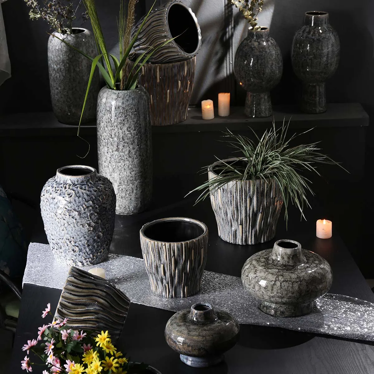 Kiln Change Ceramic Plant Pots and Vases 1 from the Youli collection by Xiamen Youli