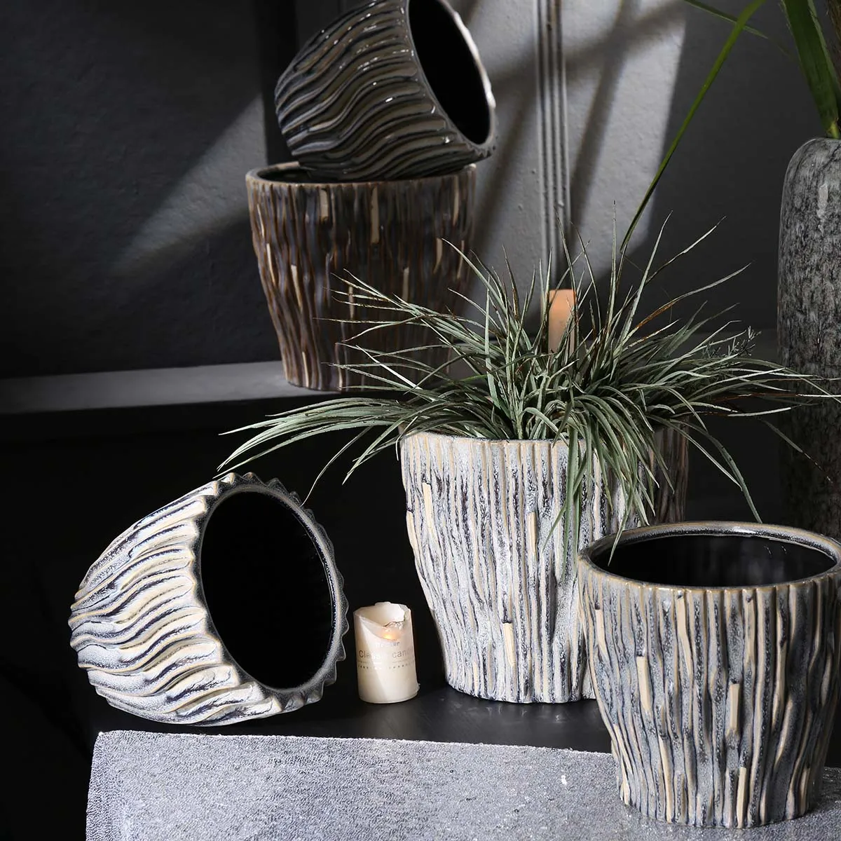 Kiln Change Ceramic Plant Pots and Vases 3 from the Youli collection by Xiamen Youli
