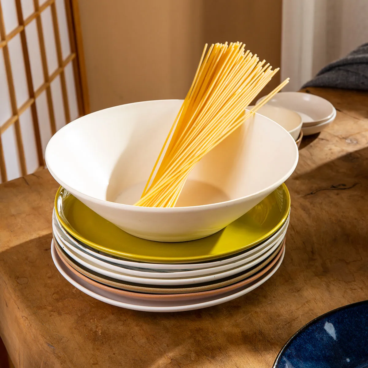Lemon Pattern Ceramic Serving Bowls 5 from the Youli collection by Xiamen Youli