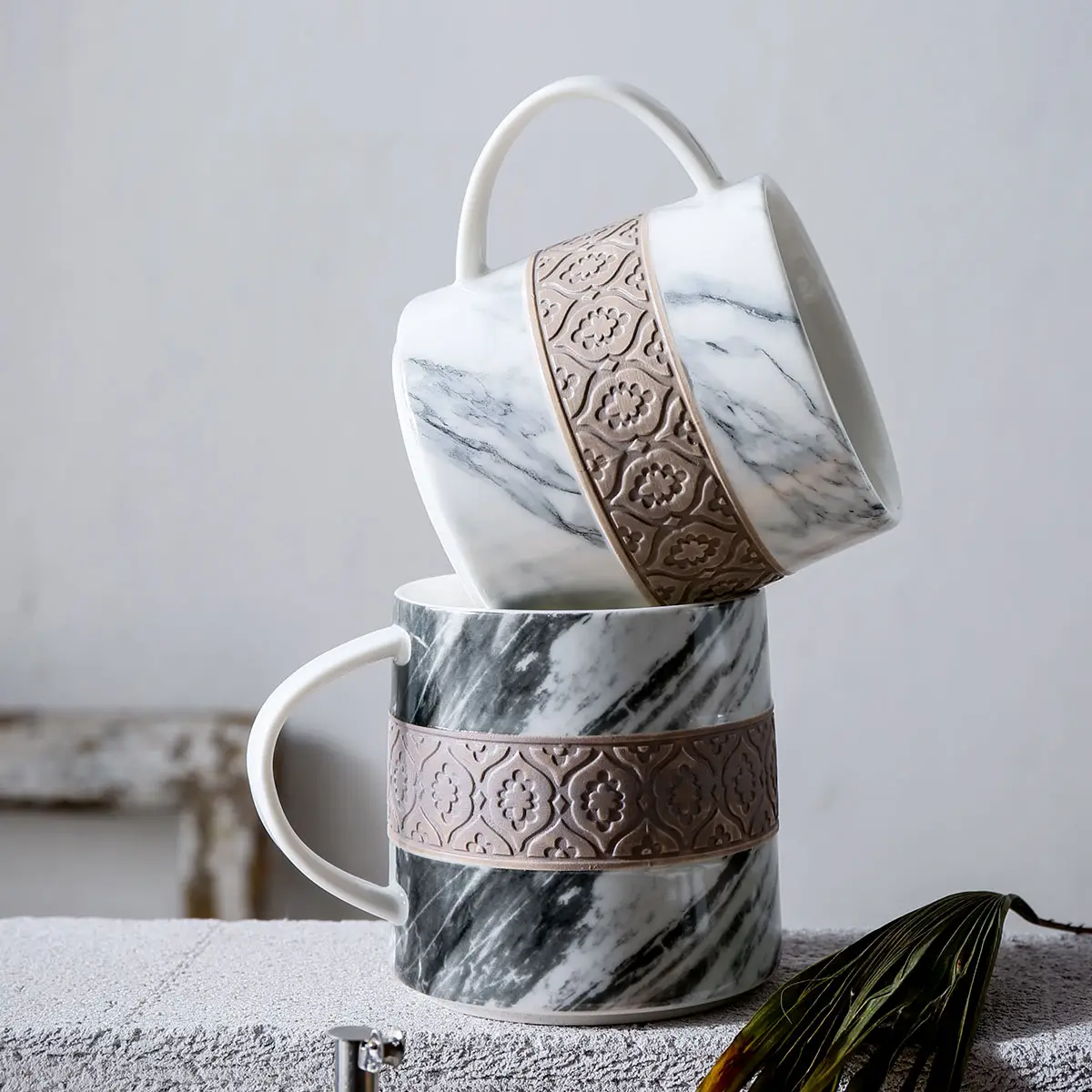 Marble Look Ceramic Coffee Mugs 1 from the Youli collection by Xiamen Youli