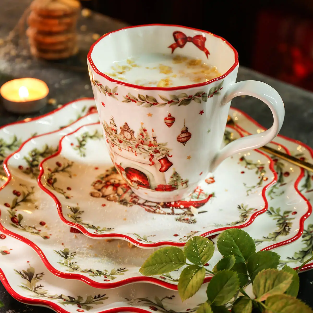 Ceramic Christmas Cups 2 from the Youli collection by Xiamen Youli