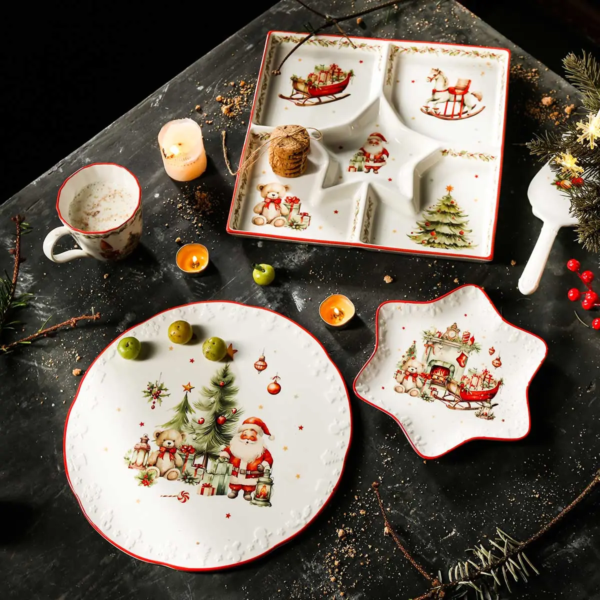 Ceramic Christmas Cups 6 from the Youli collection by Xiamen Youli
