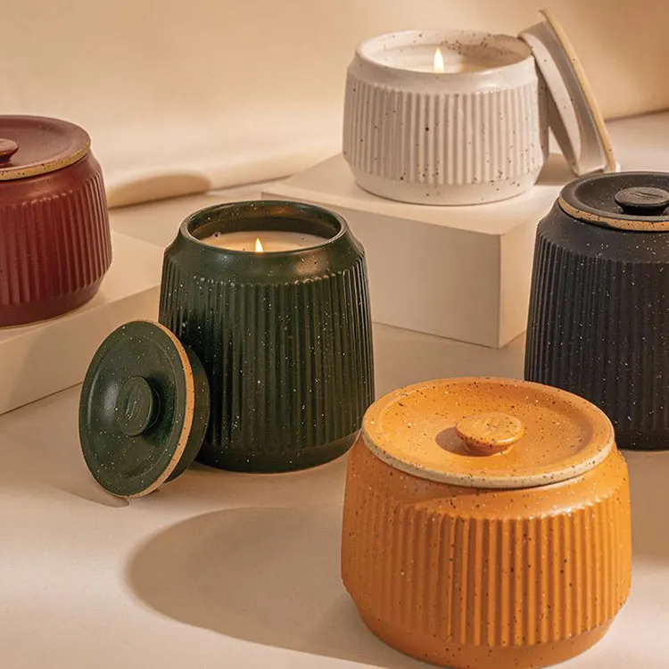 Cactus Shape Ceramic Candle Jars 4 from the Youli collection by Xiamen Youli