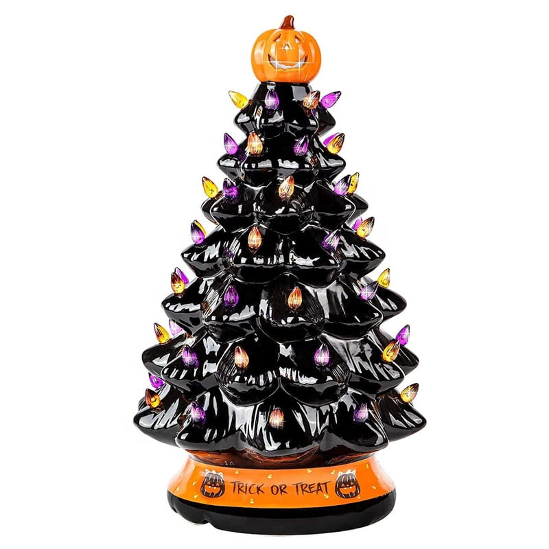 Ceramic Halloween Pumpkin Decor 1 from the Youli collection by Xiamen Youli
