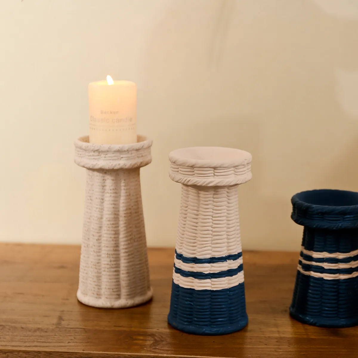 Ceramic Candle Holder Collection 4 from the Youli collection by Xiamen Youli
