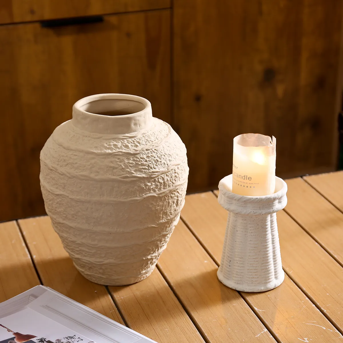 Ceramic Candle Holder Collection 5 from the Youli collection by Xiamen Youli