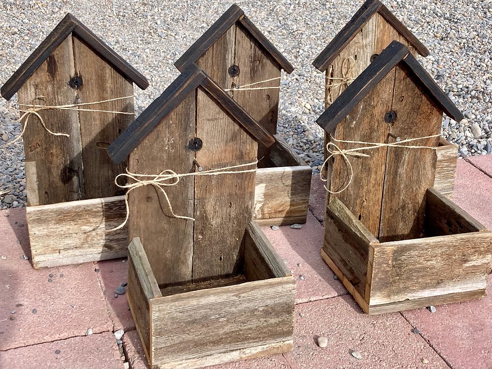 Rustic Birdhouse Planter 1 from the Youli collection by Xiamen Youli