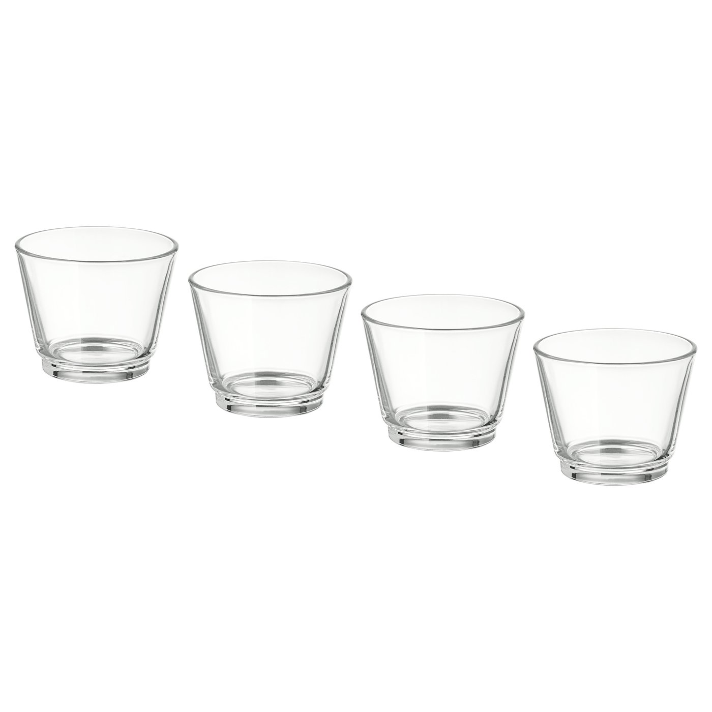 GALEJ Clear Glass Tealight Holder Set from the Youli collection by Xiamen Youli