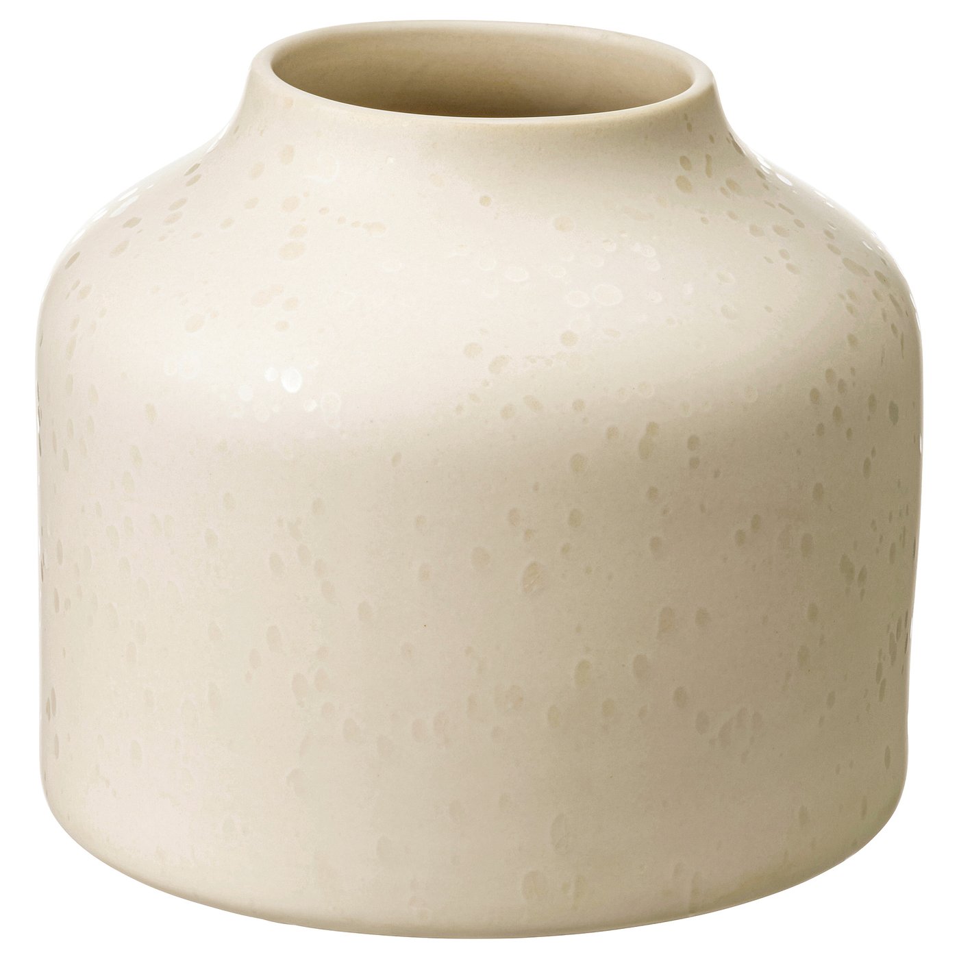 BLODBJORK Beige Speckled Stoneware Vase from the Youli collection by Xiamen Youli
