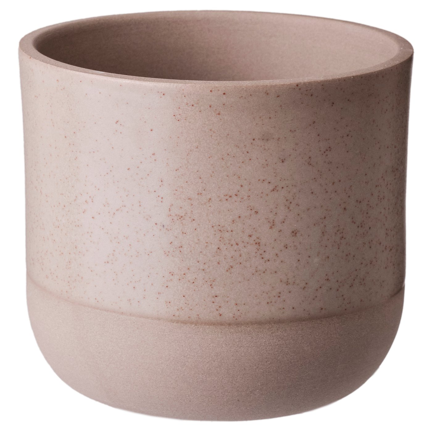 BUSKKAPRIFOL Gray Stoneware Plant Pot from the Youli collection by Xiamen Youli