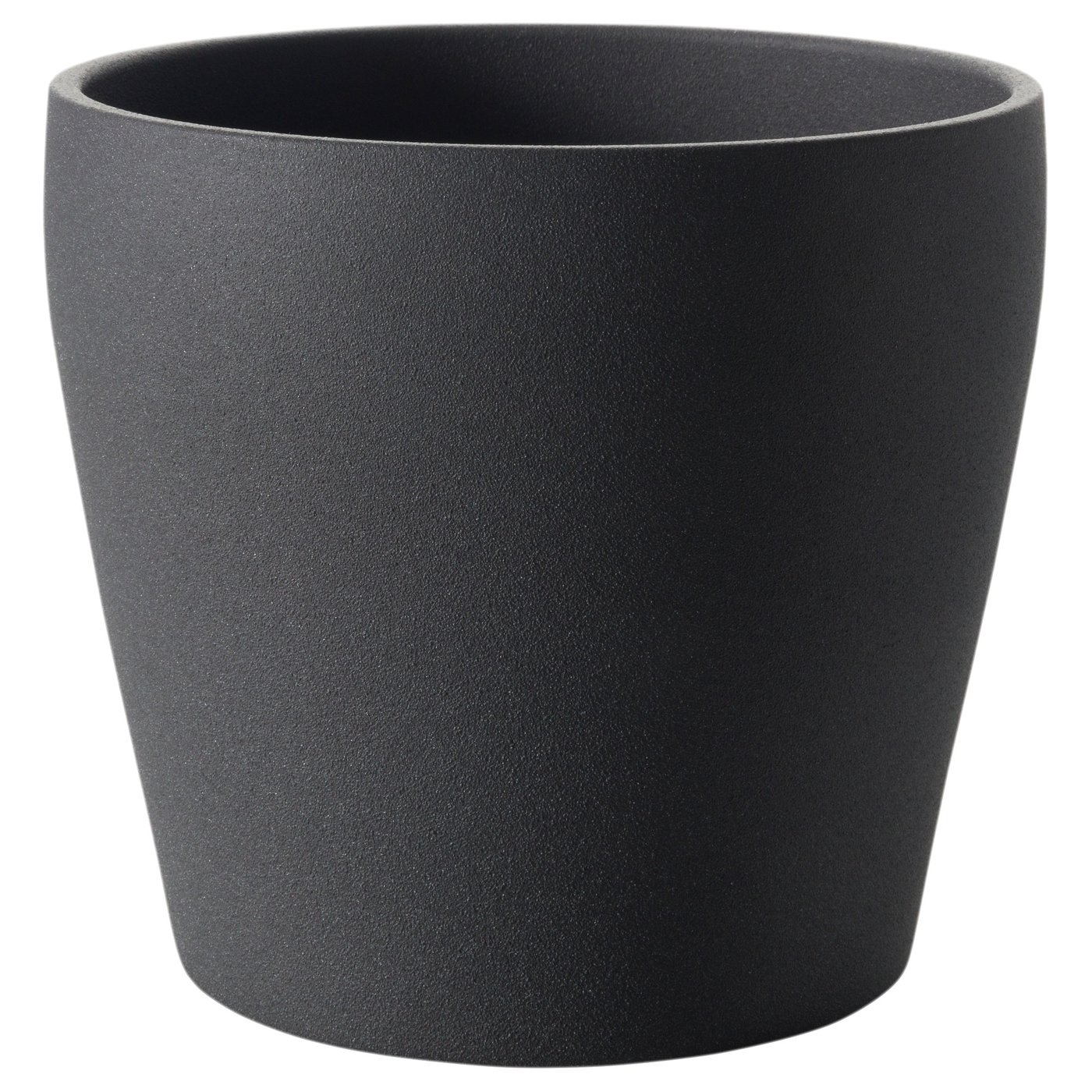 PERSILLADE Dark Gray Earthenware Plant Pot from the Youli collection by Xiamen Youli
