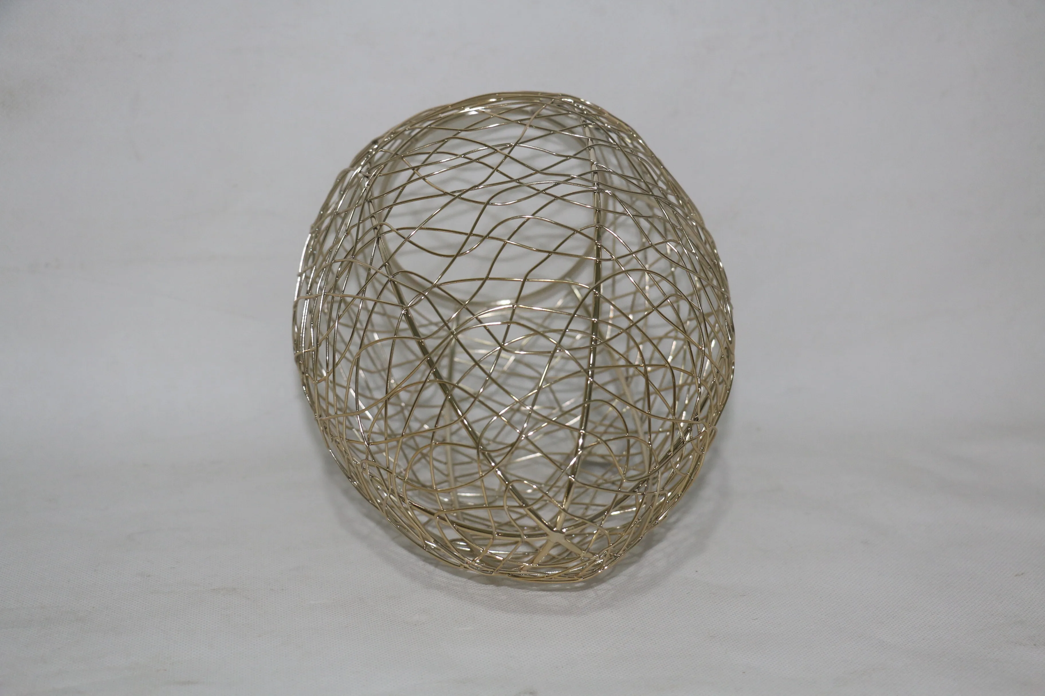 Egg Shape Metal Decorated for Laptop Home Decoration Shape and Finish View